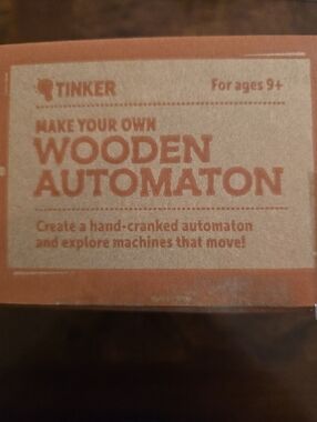 NEW: KiwiCo - TINKER Crate - Wooden Automaton - Free Shipping